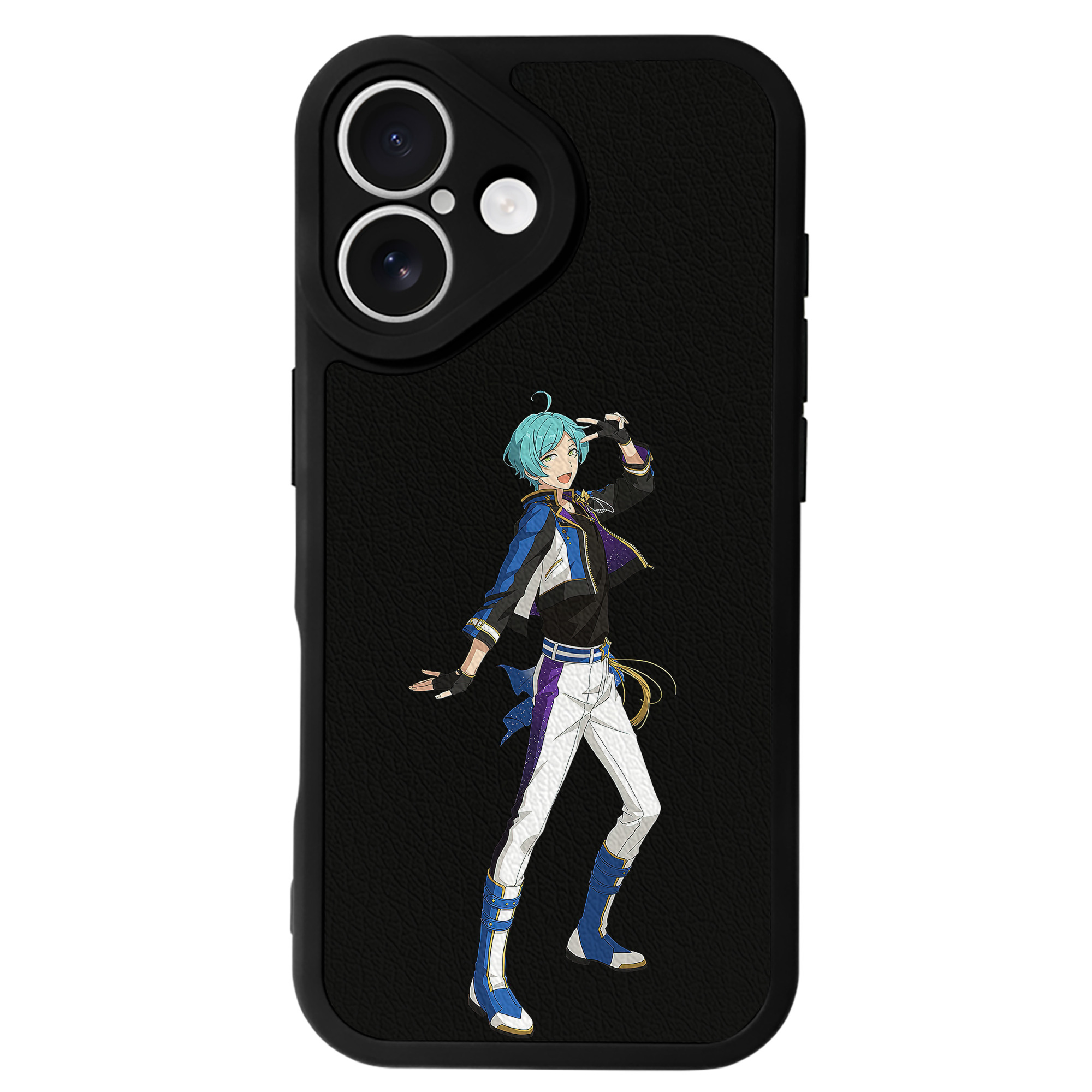 （画像用） あんさんぶるスターズ! Ensemble Stars 【iPhone 16シリーズ対応】シリコンスマホケース（レザー調） 材質：シリコン